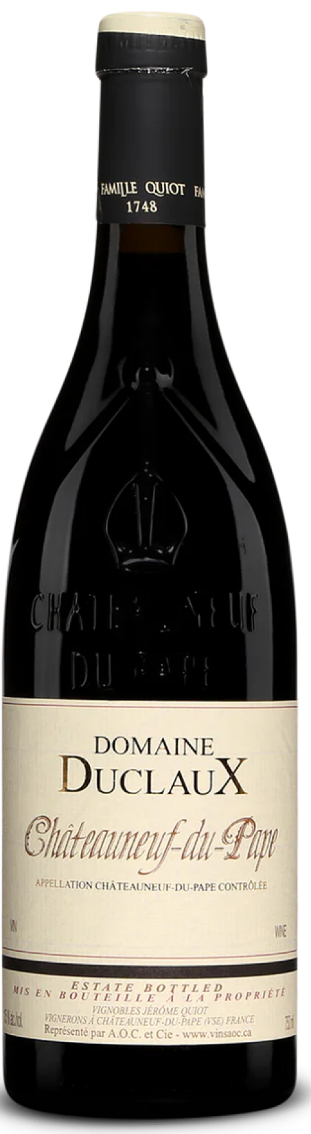 Domaine Duclaux, Chateauneuf du Pape Rouge, 1996
